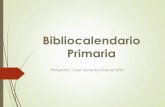 Bibliocalendario Primaria - Secretaría de Educación del ...