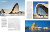 Geometría, estructura, materialidad Centro Heydar Aliyev