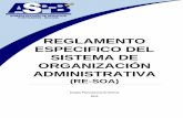 REGLAMENTO ESPECIFICO DEL SISTEMA DE ORGANIZACIÓN ...