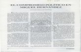 EL COMPROMISO POLÍTICO EN MIGUEL HERNÁNDEZ