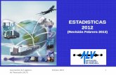ESTADISTICAS 2012 - ALV
