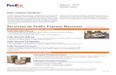 Servicios de FedEx Express Nacional Detalles en fedex.com/mx