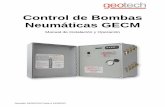 Control de Bombas Neumáticas GECM Manual de Instalación y ...