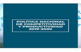 POLÍTICA NACIONAL DE COMPETITIVIDAD Y PRODUCTIVIDAD …