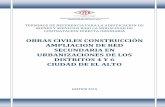OBRAS CIVILES CONSTRUCCIÓN AMPLIACION DE RED …