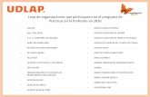 LISTA DE ORGANIZACIONES REGISTRADAS AL PROGRAMA DE ...