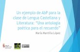 Un ejemplo de AbP para la clase de Lengua Castellana y ...