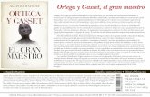 Ortega y Gasset, el gran maestro - Almuzara libros