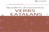 Quadern d’excercicis VERBS CATALANS