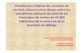 Prevalencia y hábitos de consumo de alcohol, tabaco y o as ...