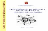 PROFESORADO DE MUSICA Y ARTES ESCÉNICAS: HISTORIA DE LA …
