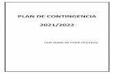 PLAN DE CONTINGENCIA 2021/2022