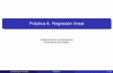 Práctica 6. Regresión lineal - uniovi.es