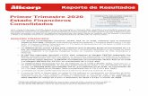Reporte de Resultados Primer Trimestre 2020 CONTACTO ...