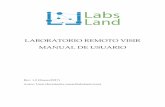 Manual usuario VISIR - Labsland