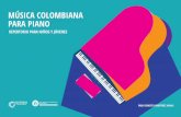 MÚSICA COLOMBIANA PARA PIANO - pedagogica.edu.co