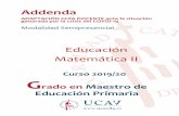 Educación Matemática II - UCAVILA