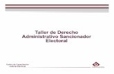 Taller de Derecho Administrativo Sancionador Electoral