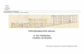 PROGRAMACIÓN ANUAL 4º DE PRIMARIA CURSO 2019/2020