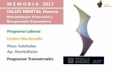 M E M O R I A 2017 SALUD MENTAL Huesca Rehabilitación ...