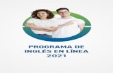 PROGRAMA DE INGLÉS EN LÍNEA 2021 - UTE