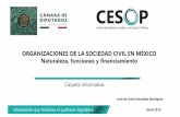 ORGANIZACIONES DE LA SOCIEDAD CIVIL EN MÉXICO …