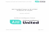 AiU Certified Tester in AI (CTAI) Programa de estudio
