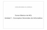 Curso Básico de ACL Unidad 1 - Conceptos Generales de ...
