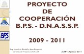 PROYECTO DE COOPERACIÓN B.P.S. - D.N.A.S.S.P.