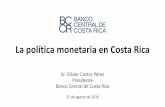 La política monetaria en Costa Rica (Jueves 25-08-2016 ...