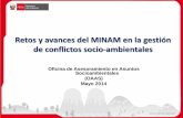 Retos y avances del MINAM en la gestión de conflictos ...