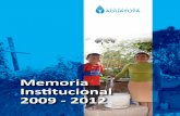 Memoria Institucional 2009 - 2012 - AGUATUYA