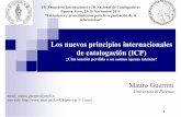 Los nuevos principios internacionales de catalogación (ICP)