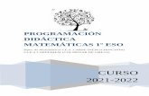 PROGRAMACIÓN DIDÁCTICA - EducaMadrid