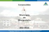Corpocaldas y Municipio de Marquetalia Año 2016