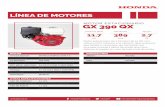 MOTOR ESTACIONARIO GX 390 QX - Honda
