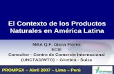 El Contexto de los Productos Naturales en América Latina