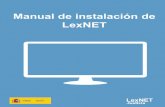 Manual de instalación de LexNET
