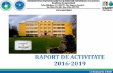 RAPORT DE ACTIVITATE 2016-2019