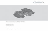 GEA Compressor HGX22P CO 2 Instrucciones de montaje