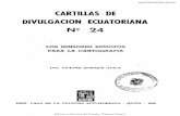 CARTILLAS DE DIVULGACION ECUATORIANA
