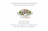 CAMPEONATOS DE ESPAÑA LIBRO DE RESULTADOS