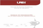 Manual de organización de la dirección de laboratorios