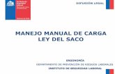 MANEJO MANUAL DE CARGA LEY DEL SACO