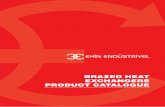 BRAZED HEAT EXCHANGERS PRODUCT CATALOGUE