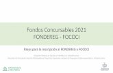 Fondos Concursables 2021 FONDEREG - FOCOCI