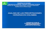 ANALISIS DE LAS PRECIPITACIONES HORARIAS EN COLOMBIA