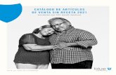 CATÁLOGO DE ARTÍCULOS DE VENTA SIN RECETA 2021