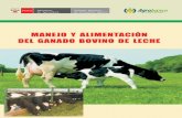 MANEJO Y ALIMENTACIÓN DEL GANADO BOVINO DE LECHE