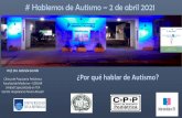 # Hablemos de Autismo 2 de abril 2021 - Uruguay